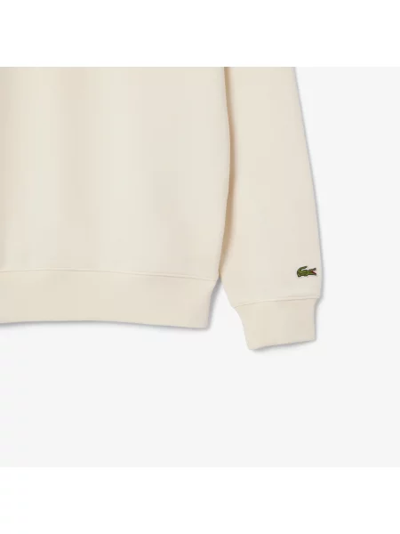 Lacoste Bluza Polarowa Z Nadrukiem Tenisowym zielony