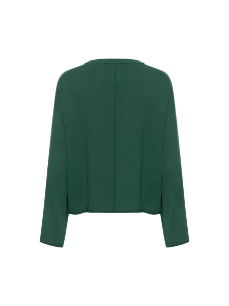 Sweter Soaked In Luxury z okrągłym dekoltem zielony