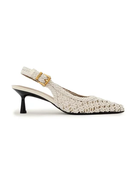 AllSaints pantofi cu stiletto Violet Slingback alb