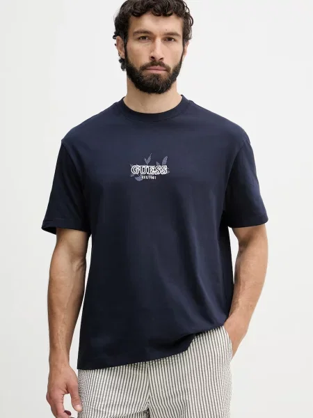 Guess T-shirt granatowa
