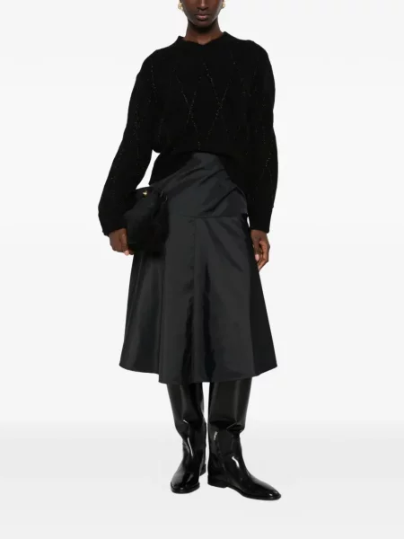 Pulover Dorothee Schumacher cu model argyle negru