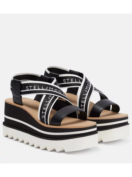 Sandały Stella Mccartney na platformie czarne