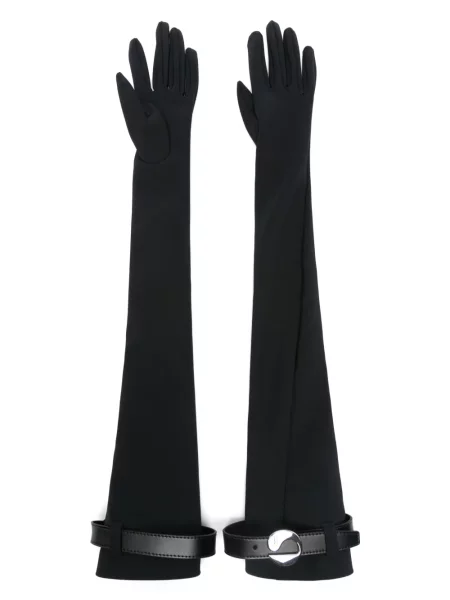 Mănuși Coperni din jerseu negru