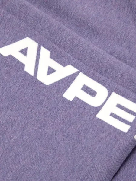 Суичър с качулка Aape By *a Bathing Ape® виолетово