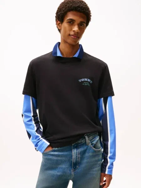 Tommy Jeans Tricou negru