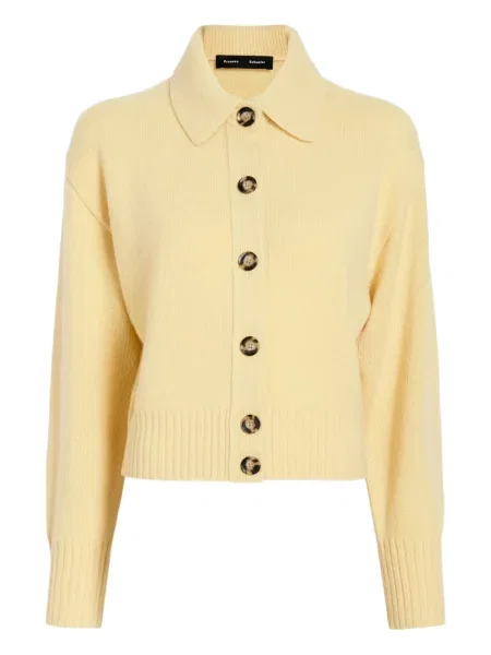 Cardigan Proenza Schouler galben