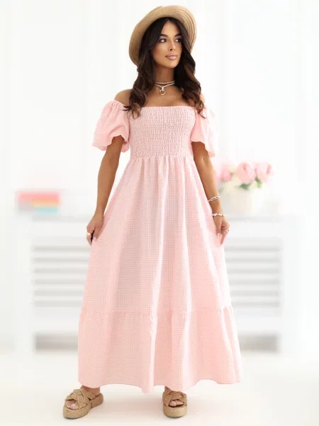 Rochie maxi Italy Moda maro