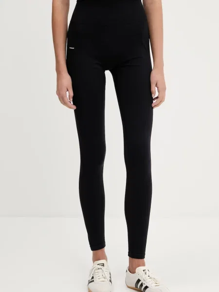 Pangaia legginsy Plant-Stretch Compressive Leggings gładkie czarny