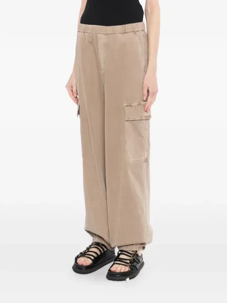 Pantaloni James Perse cu model herringbone