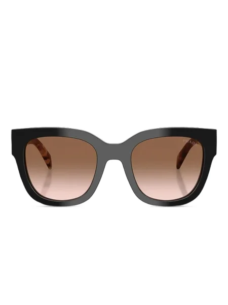 Ochelari de soare rotunzi Prada Eyewear negru