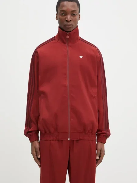 Свитер Adidas Originals с аппликацией бордовый