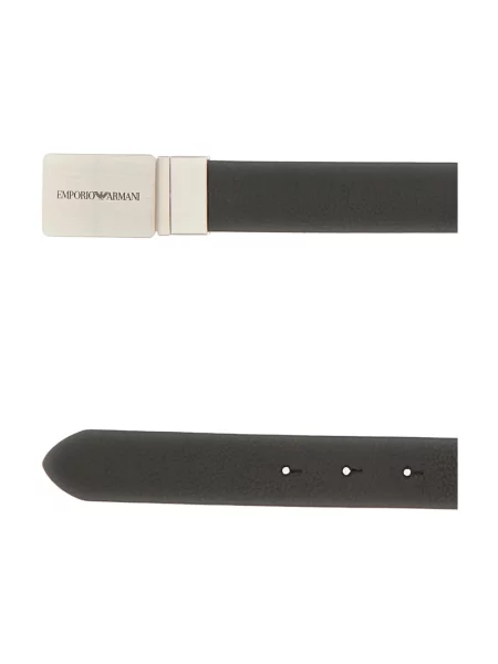 Pasek Emporio Armani czarny