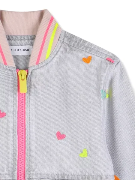 Kurtka bomber dziecięcy Billieblush szary