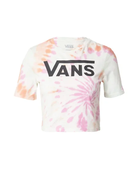 Vans Póló Resort Wash Színes Cropped Fit fehér