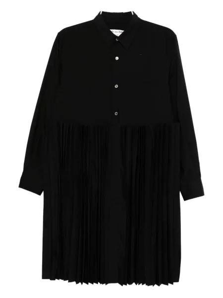 Cămașă Comme Des Garçons plisată negru