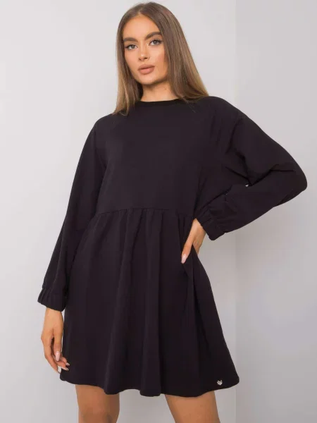 Rochie maxi Fashionhunters de costum negru