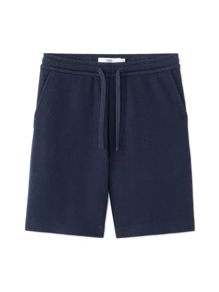Pantaloni scurți Celio din canvas albastru