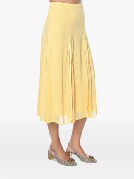 Fustă midi Ted Baker galben