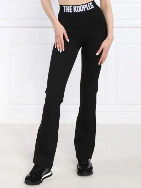 The Kooples Jogger nadrág | flare fit fekete