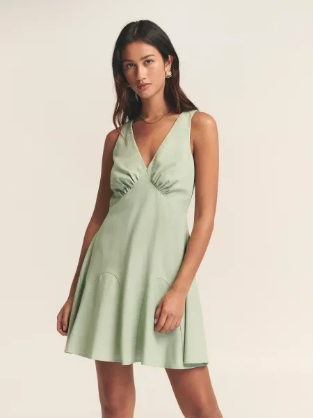St MRLO Rochie de vară Sita pastel verde