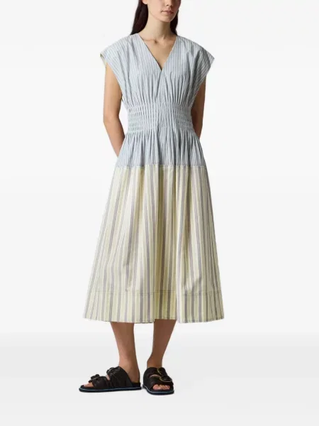 Midi šaty Paul Smith modrá