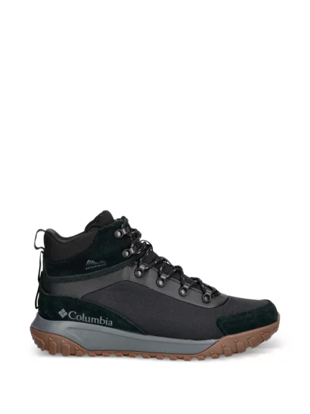 Sneakerși Columbia cu șireturi din piele de căprioară negru