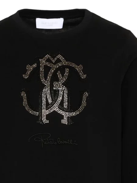 Koszulka dziecięca Roberto Cavalli czarna