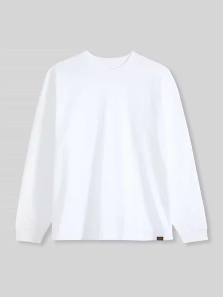 Bluzka z długim rękawem o kroju relaxed fit z czystej bawełny Levi's biała