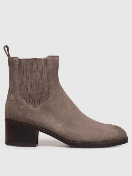 Замшеві ботильйони Doucal's сірі