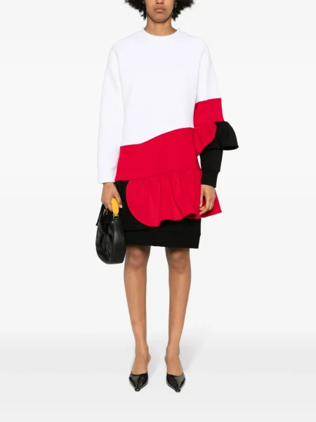 Cu peplum rochie Ioana Ciolacu alb