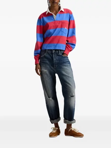 Μικρός πλεκτά σορτς Polo Ralph Lauren με κέντημα λευκό