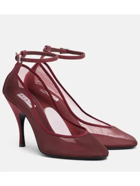 Pantofi cu toc Alaïa plasă