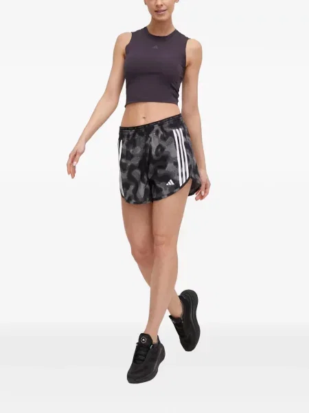 Lung papuci Adidas cu mâneci lungi cu dungi albastru