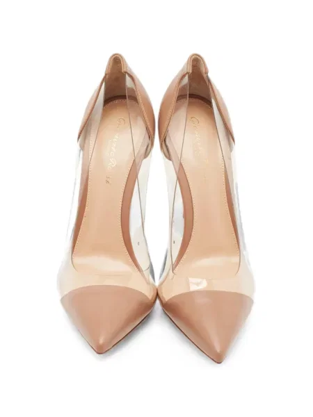 Pantofi cu toc Gianvito Rossi din piele alb