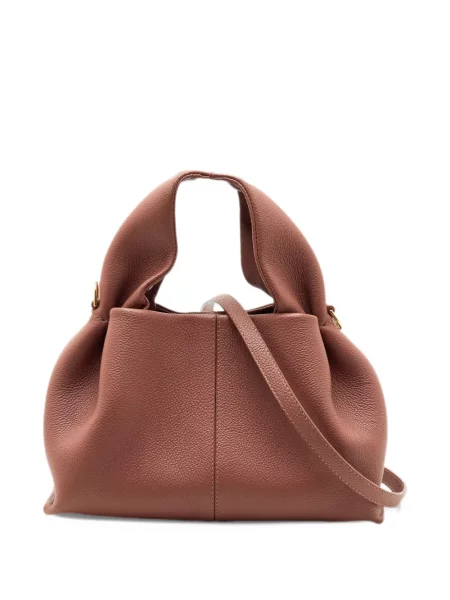 Geantă shopper Polène maro