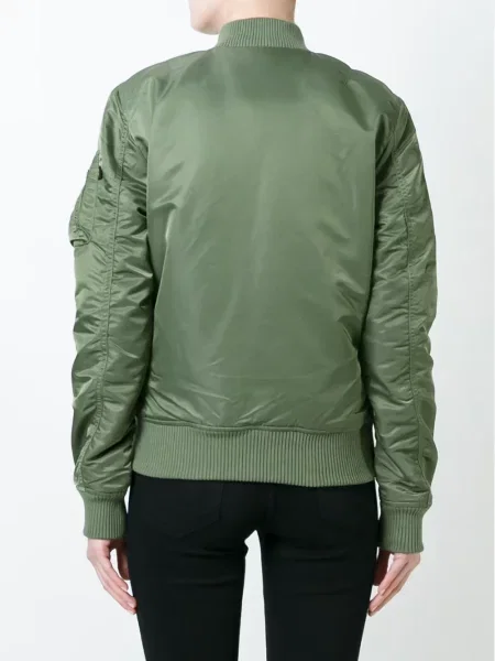Geacă bomber Alpha Industries verde