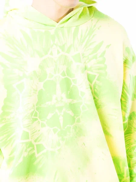 Hoodie Marcelo Burlon County Of Milan με σχέδιο κίτρινο