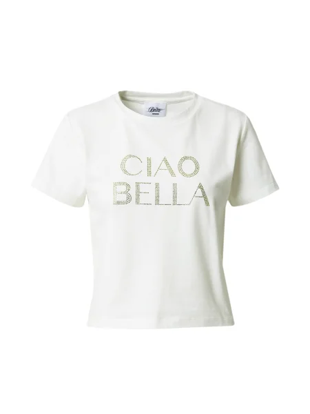Bella x ABOUT YOU Tricou Isabella' alb