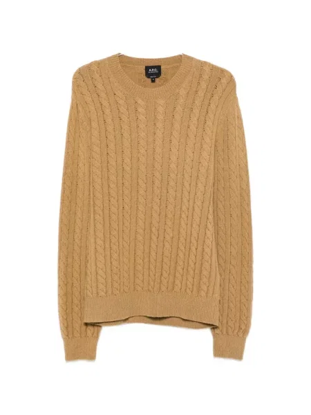 Pulover A.p.c. de lână maro