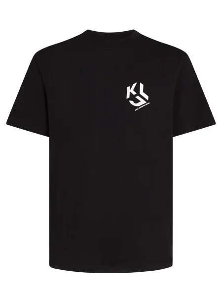 KARL LAGERFELD JEANS Tricou / alb negru