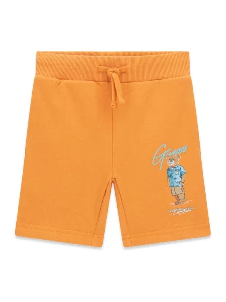 Guess Спортни шорти оранжев