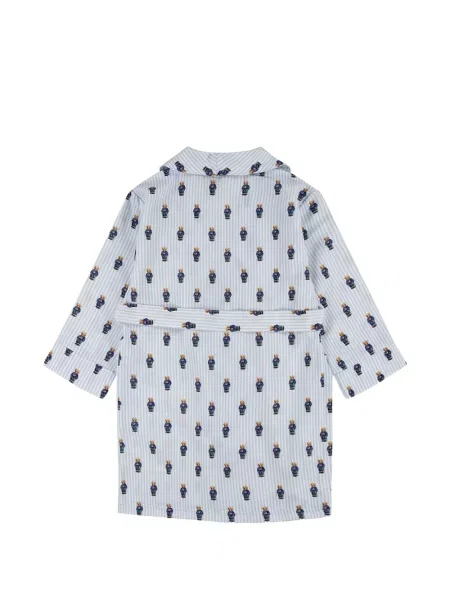 Szlafrok dziecięcy Polo Ralph Lauren biały