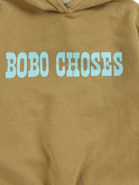 Bluza z kapturem dziecięca Bobo Choses brązowa
