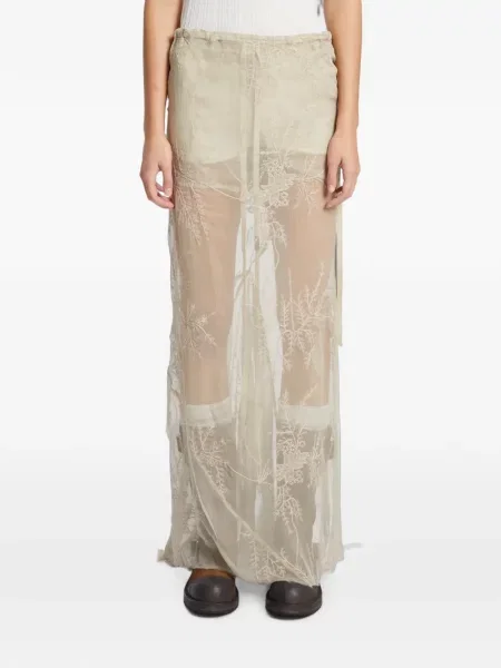 Fusta maxi Ann Demeulemeester de mătase
