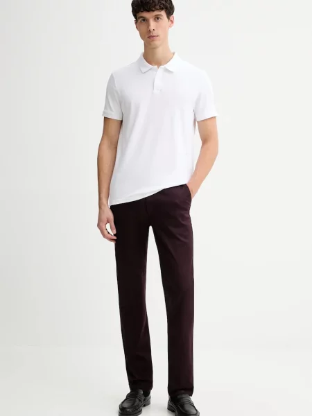 Calvin Klein tricou polo alb