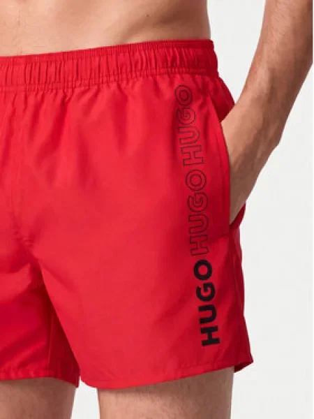 Plavecké šortky HUGO červené