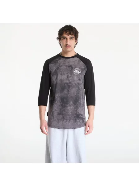 Тениска Horsefeathers Global Raglan T-Shirt Black/ Tie Dye S черно