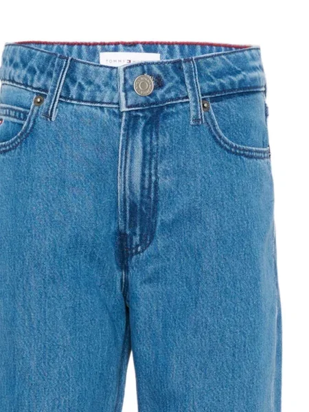 Dětské straight fit džíny Tommy Hilfiger modré