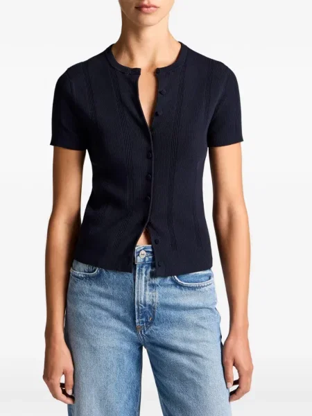 Scurt cardigan Vince albastru