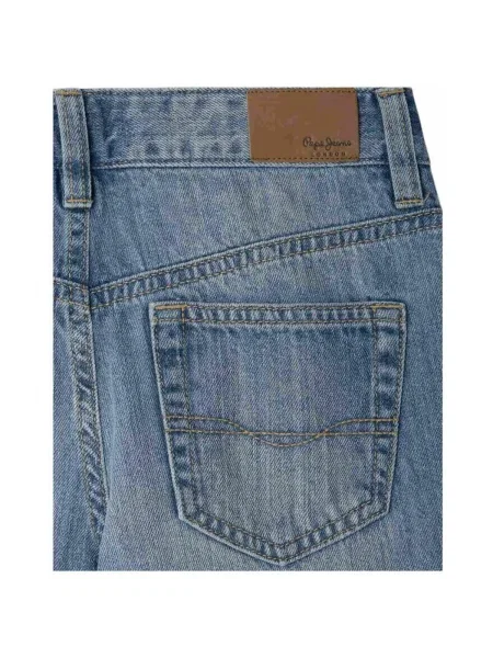 Gyerek denim ruha Pepe Jeans kék